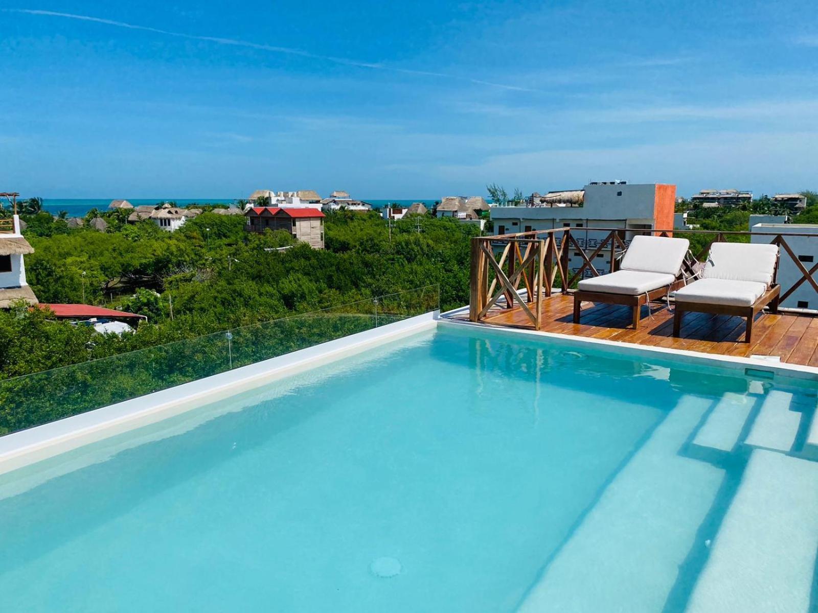 شقة Sunsteps Casa Holbox المظهر الخارجي الصورة